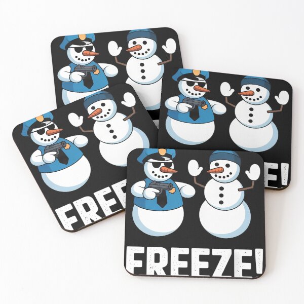 Item preview, Funny Police Officer Freeze Snowman Policeman Christmas Xmas designed and sold by vespira-motion.