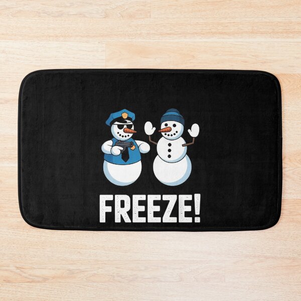 Item preview, Funny Police Officer Freeze Snowman Policeman Christmas Xmas designed and sold by vespira-motion.