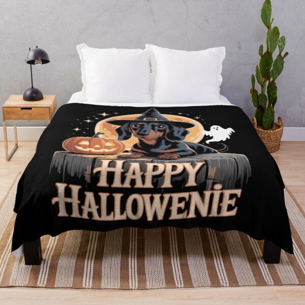 Item preview, Happy Halloweenie Funny Dachshund Halloween Wiener Dog designed and sold by Bandikonsalez.