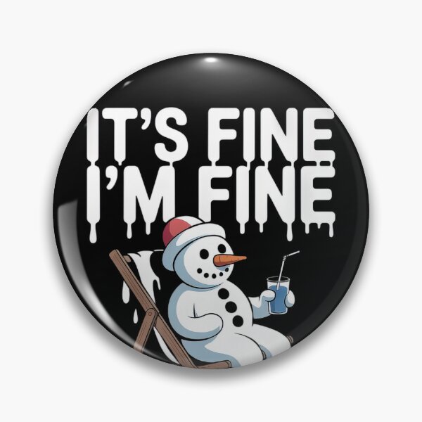 Item preview, Christmas In July Snowman Melting Fine Funny designed and sold by vespira-motion.