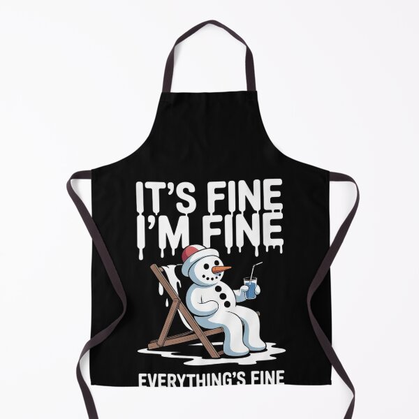 Item preview, Christmas In July Snowman Melting Fine Funny designed and sold by vespira-motion.