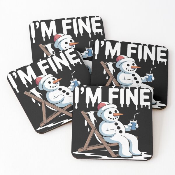 Item preview, Christmas In July Snowman Melting Fine Funny designed and sold by vespira-motion.