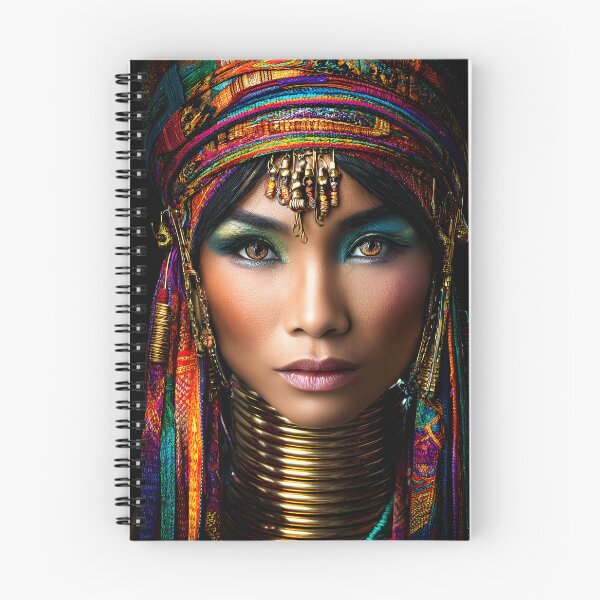 Item preview, Regal Beauty in Traditional Native Headwear and Makeup designed and sold by Artessie.