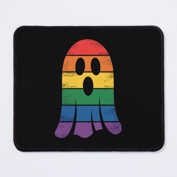 Item preview, Rainbow Ghost LGBT Gay Pride Lesbian Halloween designed and sold by VladoZork.