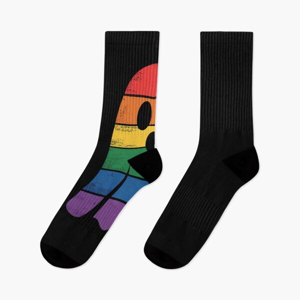 Item preview, Rainbow Ghost LGBT Gay Pride Lesbian Halloween designed and sold by VladoZork.