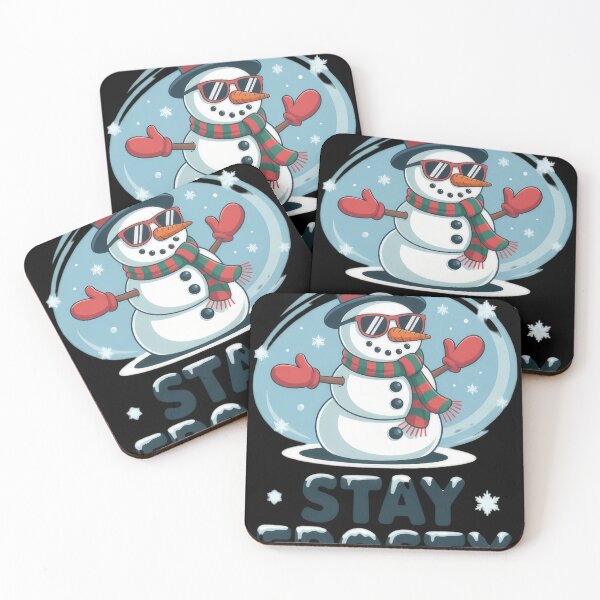 Item preview, Stay Frosty Shirt - Funny Christmas Shirt Cool Snowman designed and sold by vespira-motion.