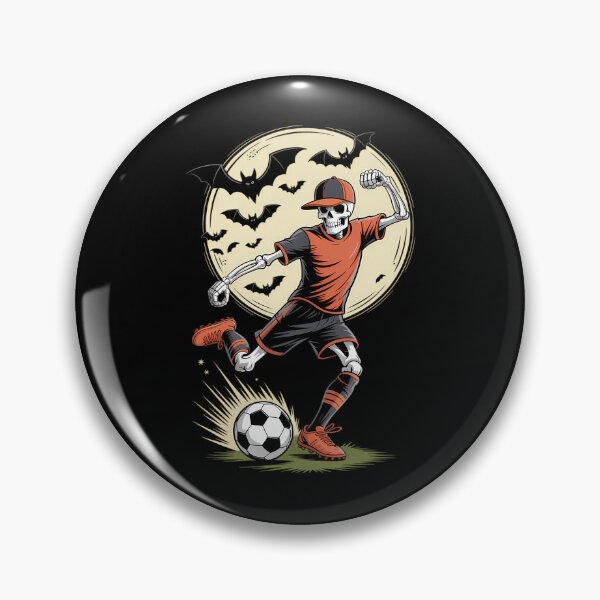 Artikelvorschau, Lustiges Skelett Fußball Männer Jungen Kinder Halloween entworfen und verkauft von Bandikonsalez.