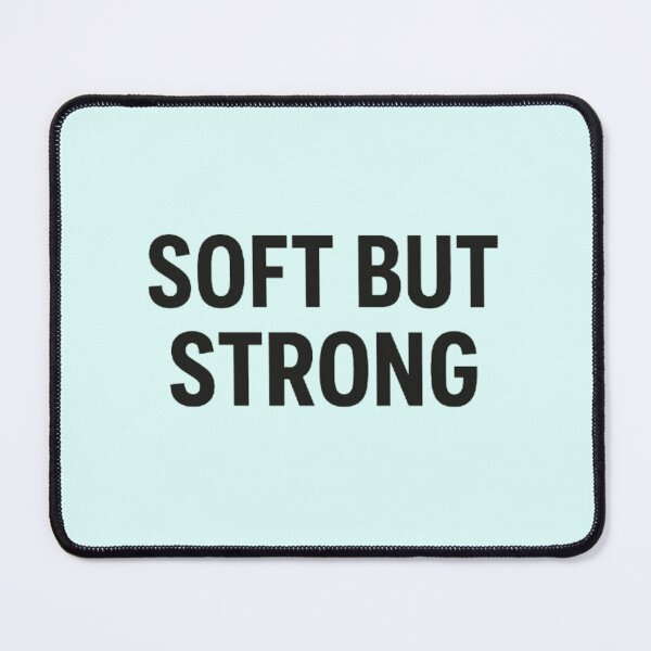 Item preview, Soft but Strong | Feminine Empowerment Minimalist Quote designed and sold by Syrupulse.