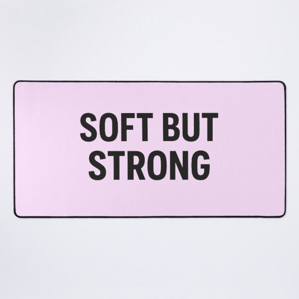 Item preview, Soft but Strong | Feminine Empowerment Minimalist Quote designed and sold by Syrupulse.