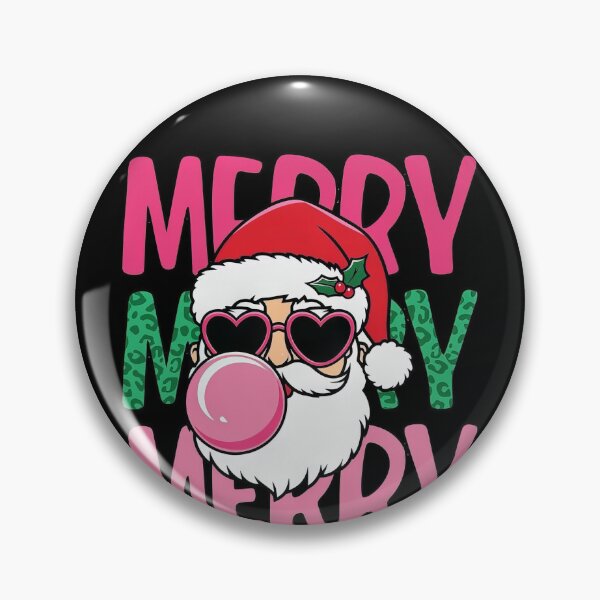Item preview, Merry Christmas Cool Santa With Bubble Gum designed and sold by vespira-motion.