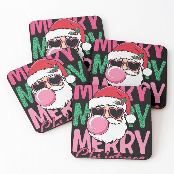 Item preview, Merry Christmas Cool Santa With Bubble Gum designed and sold by vespira-motion.