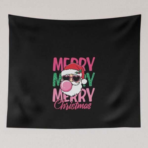 Item preview, Merry Christmas Cool Santa With Bubble Gum designed and sold by vespira-motion.
