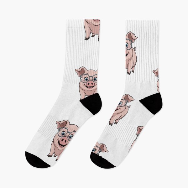 Item preview, Modern Trendy Cute Pink Pig With Glasses  designed and sold by SOUFIANE1991.