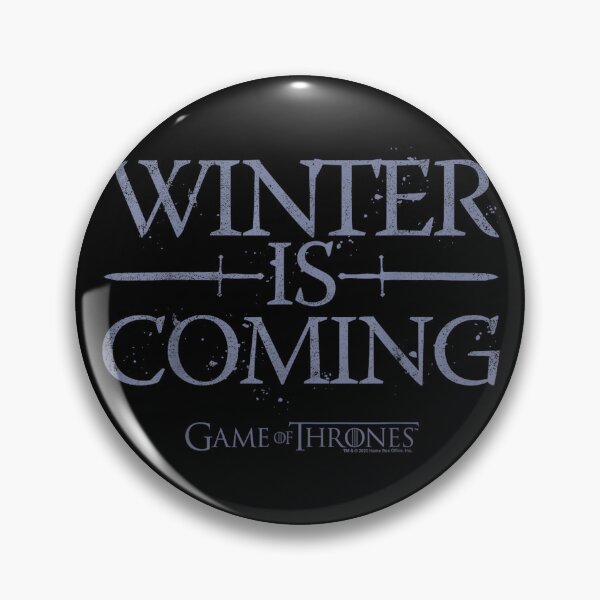 Item preview, Game Of Thrones Winter Is Coming Logo designed and sold by PamQBennett.