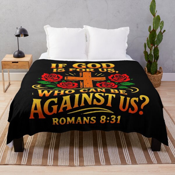Item preview, Romans 8:31 If God Is For Us Who Can Be Against Us designed and sold by plushism.
