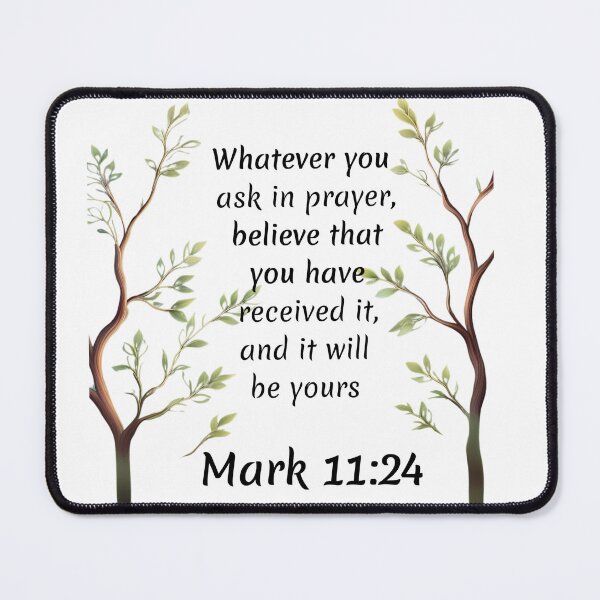 Item preview, Whatever you ask in prayer Bible verse designed and sold by MMM Designs.