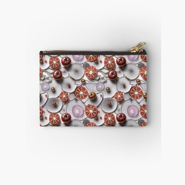 Item preview, Tomato Onion Mushroom Collage designed and sold by bloomingvine.