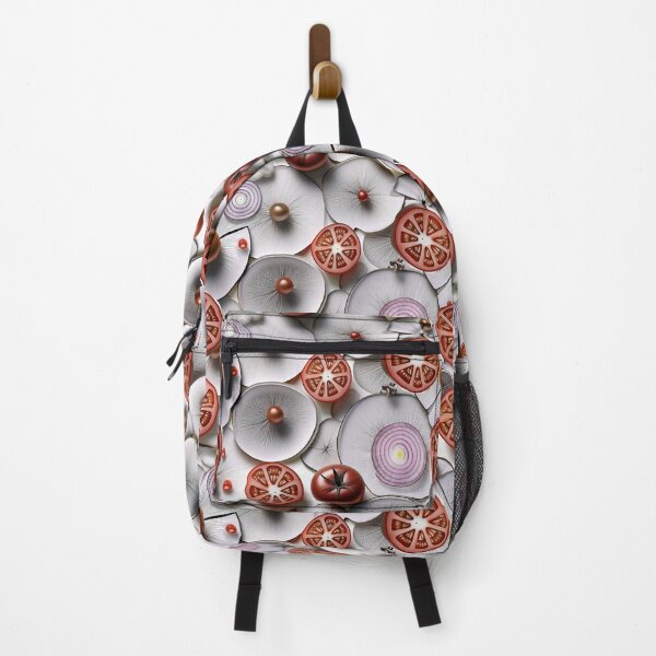 Item preview, Tomato Onion Mushroom Collage designed and sold by bloomingvine.