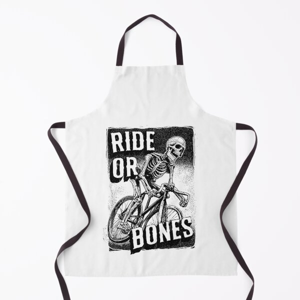 Item preview, RIDE OR BONES – Skeleton on Fixed Gear Bike | Urban Punk Cycling Art designed and sold by Absyntart.