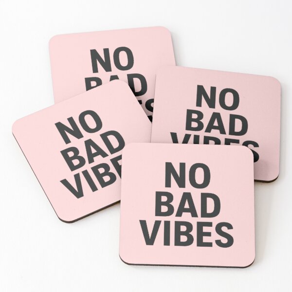 Item preview, No Bad Vibes | Positive Energy Minimalist Typography designed and sold by Syrupulse.