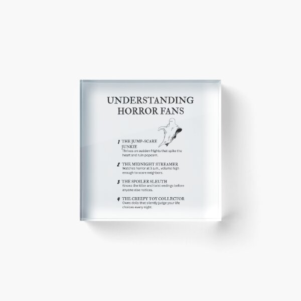 Item preview, Understanding Horror Fans – Funny Definitions About Scary Movie Life designed and sold by PsyFlow35.