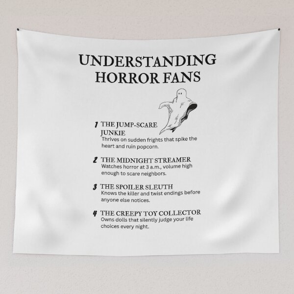 Item preview, Understanding Horror Fans – Funny Definitions About Scary Movie Life designed and sold by PsyFlow35.