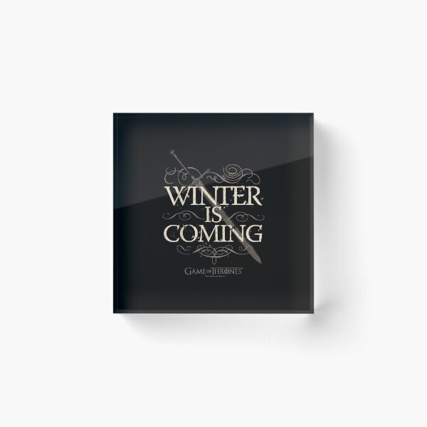 Item preview, Game Of Thrones Winter Is Coming Text designed and sold by PamQBennett.