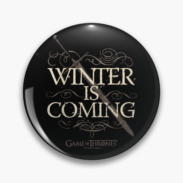 Item preview, Game Of Thrones Winter Is Coming Text designed and sold by PamQBennett.