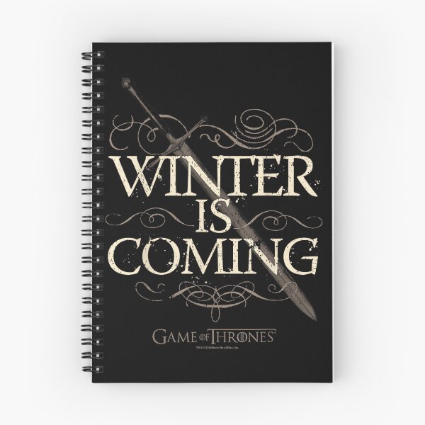 Item preview, Game Of Thrones Winter Is Coming Text designed and sold by PamQBennett.