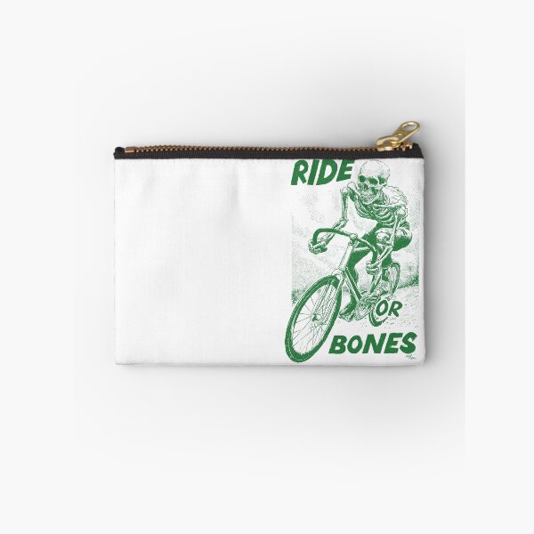 Item preview, RIDE OR BONES – Skeleton on Fixed Gear Bike | Urban Punk Cycling Art designed and sold by Absyntart.