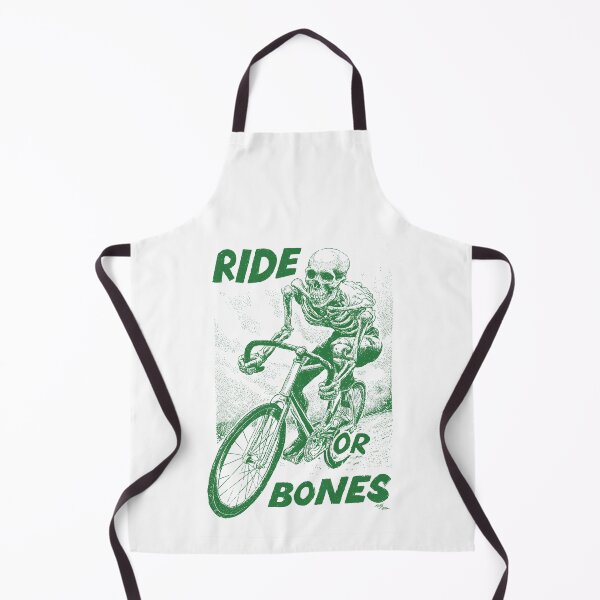 Item preview, RIDE OR BONES – Skeleton on Fixed Gear Bike | Urban Punk Cycling Art designed and sold by Absyntart.