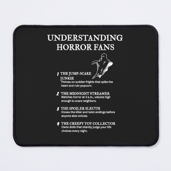 Item preview, Understanding Horror Fans – Funny Definitions About Scary Movie Life – Black designed and sold by PsyFlow35.