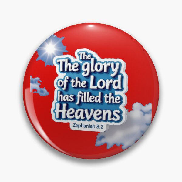 Item preview,  Zephaniah 8:2 Bible Verse Label – The Glory of the Lord Has Filled the Heavens , designed and sold by PaintMeWorld.
