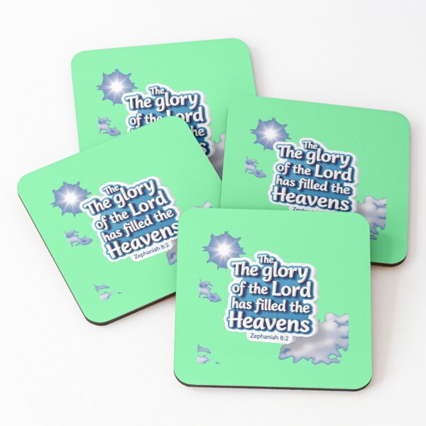 Item preview,  Zephaniah 8:2 Bible Verse Label – The Glory of the Lord Has Filled the Heavens , designed and sold by PaintMeWorld.