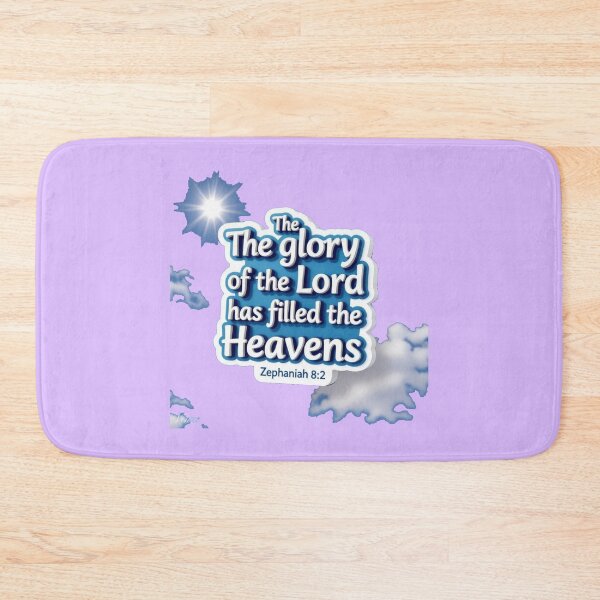 Item preview,  Zephaniah 8:2 Bible Verse Label – The Glory of the Lord Has Filled the Heavens , designed and sold by PaintMeWorld.