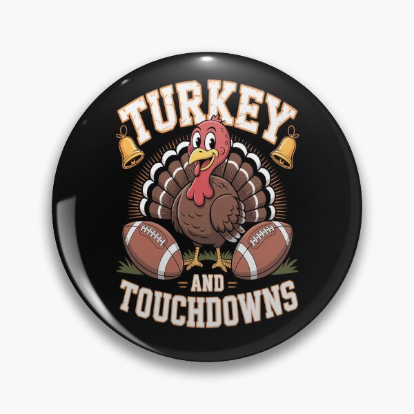 Item preview, Thanksgiving Turkey And Touchdowns Football designed and sold by VladoZork.