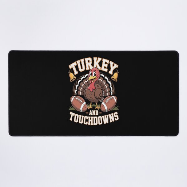 Item preview, Thanksgiving Turkey And Touchdowns Football designed and sold by VladoZork.