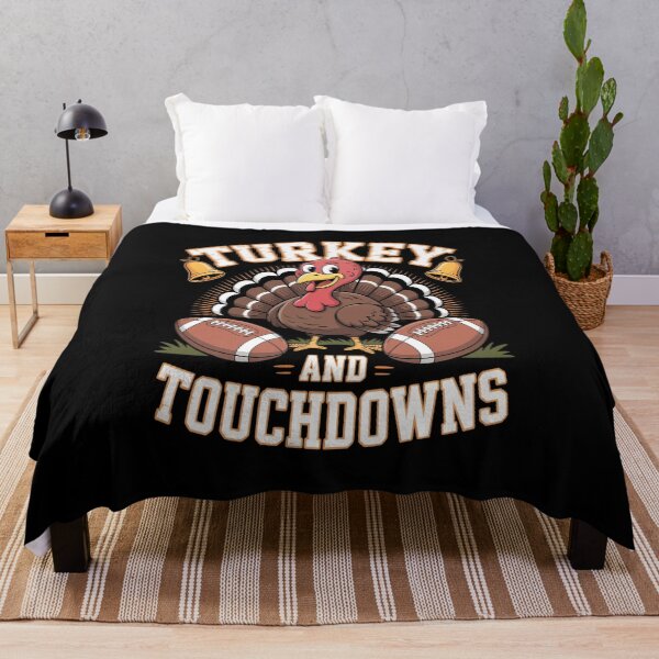 Item preview, Thanksgiving Turkey And Touchdowns Football designed and sold by VladoZork.
