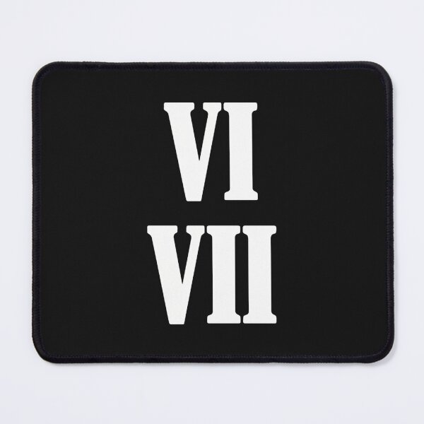 Item preview, Vi Vii Roman Numeral Six Seven 67 Funny designed and sold by grumpzara.