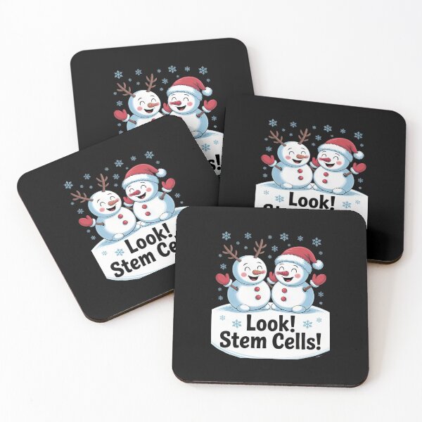 Item preview, Funny Stem Cell Snowman Christmas Science Gift designed and sold by vespira-motion.