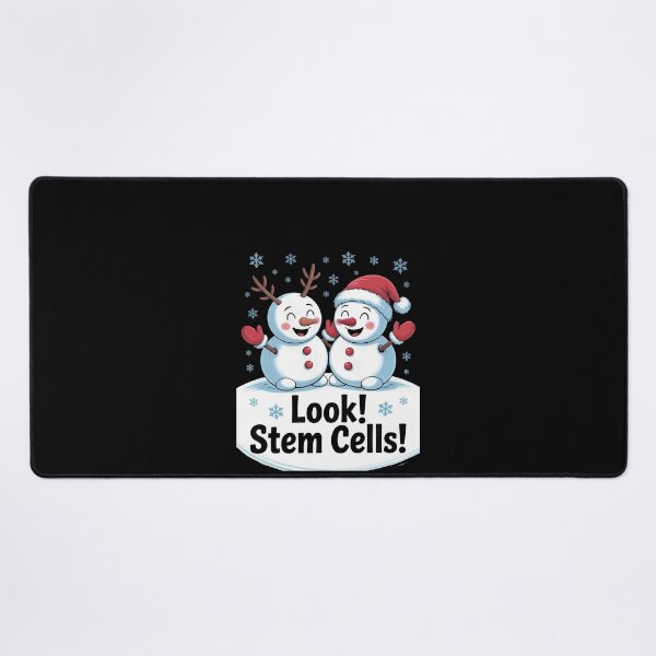 Item preview, Funny Stem Cell Snowman Christmas Science Gift designed and sold by vespira-motion.