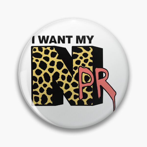 Item preview, I Want My NPR Leopard  designed and sold by EdificaturasArt.