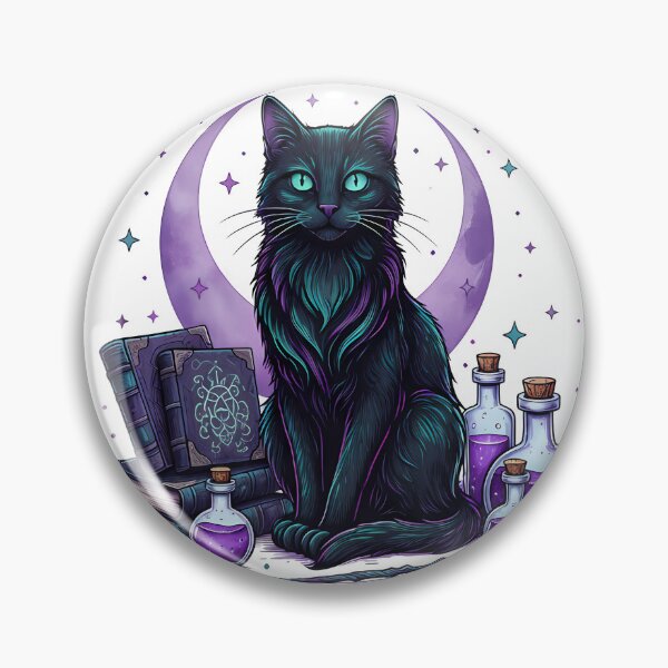 Item preview, Magic Familiar Guardian Spirits Witch Cat Halloween designed and sold by GizmoDesign.
