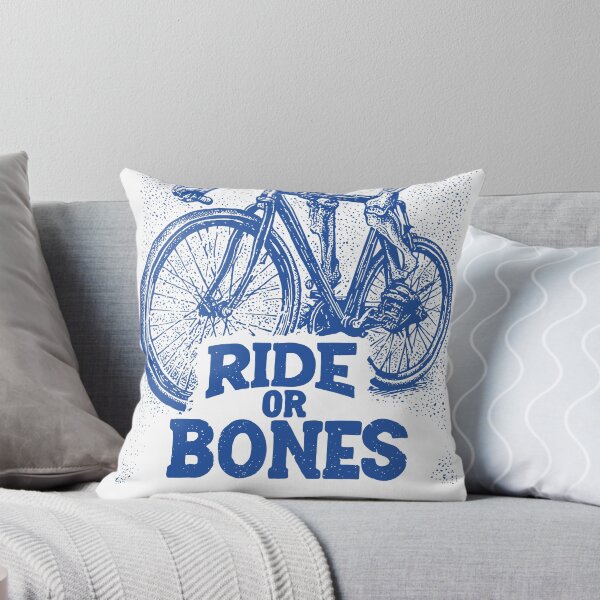 Item preview, RIDE OR BONES – Skeleton on Fixed Gear Bike | Urban Punk Cycling Art designed and sold by Absyntart.