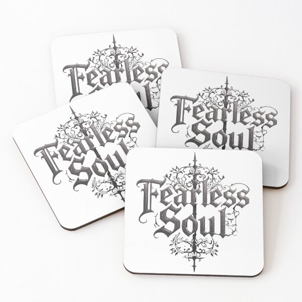 Item preview, Fearless Soul - Gothic Metal Typography Design designed and sold by Kavya Art.