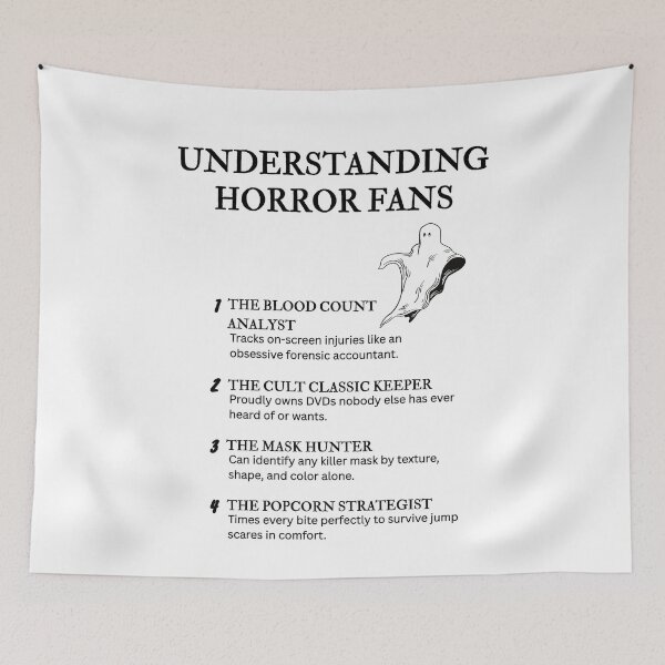 Item preview, Understanding Horror Fans Vol. 1 – Humor for Jump-Scare Junkies designed and sold by PsyFlow35.