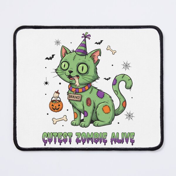 Item preview, Cutest Zombie Alive Funny Cat Halloween Humor designed and sold by GizmoDesign.