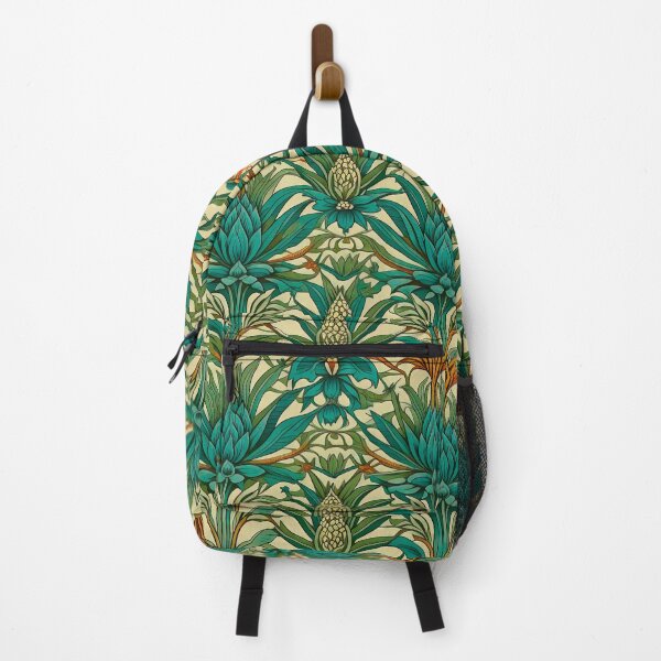 Item preview, William Morris Style Victorian Aloe Leaf Pattern Print designed and sold by LanaGustavsson.