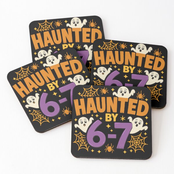 Item preview, Haunted by 6-7 – Cute Ghost and Spiderweb Halloween designed and sold by haitrieuic96.