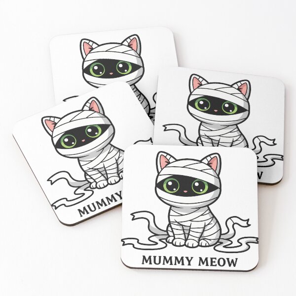Item preview, Mummy Meow Wrapped Cat Bandages Halloween Cute designed and sold by GizmoDesign.